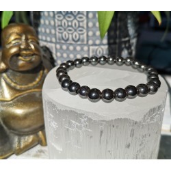 bracelet hématite 8mm