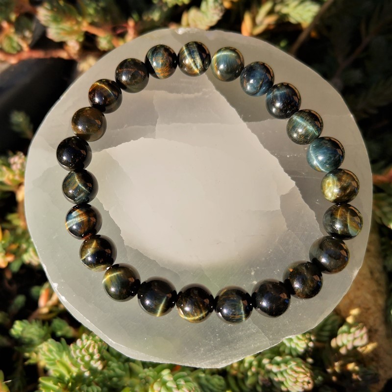 Bracelet oeil de faucon 8mm