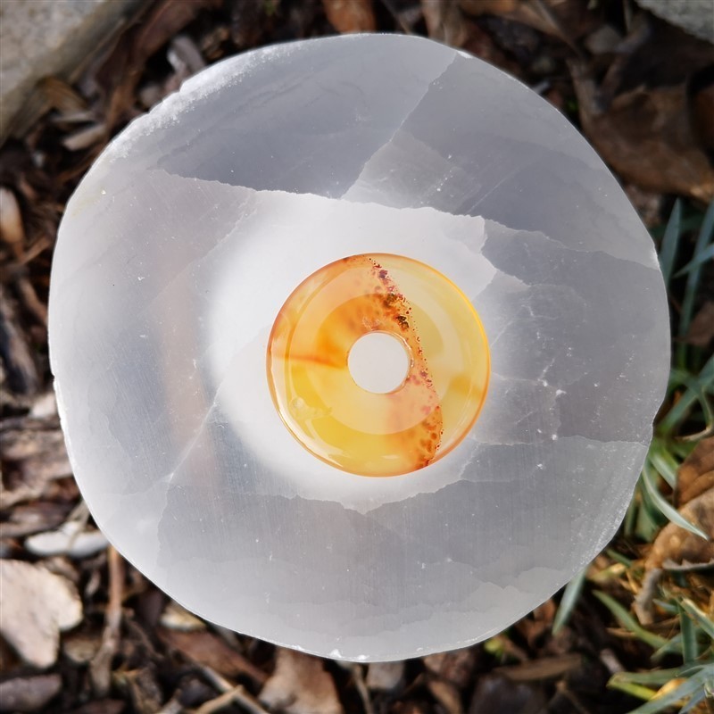 pendentif vitalité en cornaline