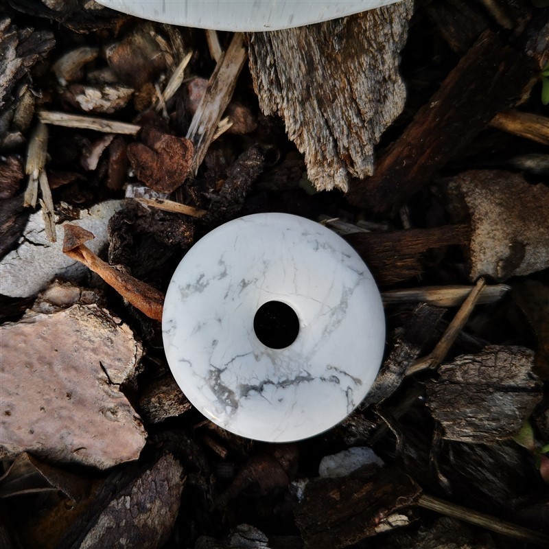 Pendentif donut howlite | Harmonie & Patience | Minesenstiel