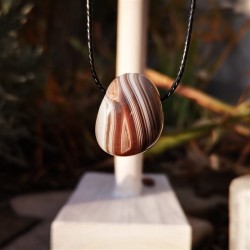 Collier pierre Agate du botswana