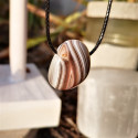 Collier pierre Agate du botswana