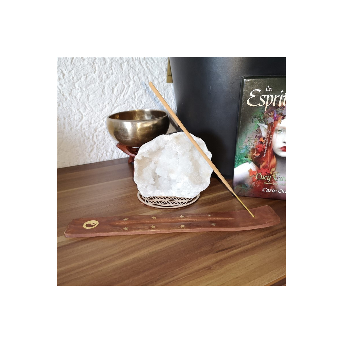 porte encens yin yang