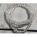bracelet cristal de roche 4mm