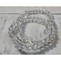 bracelet cristal de roche 6mm