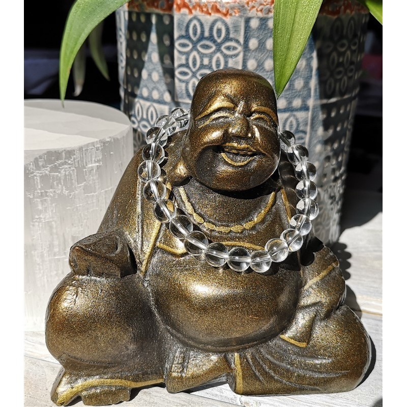 bracelet cristal de roche 8mm