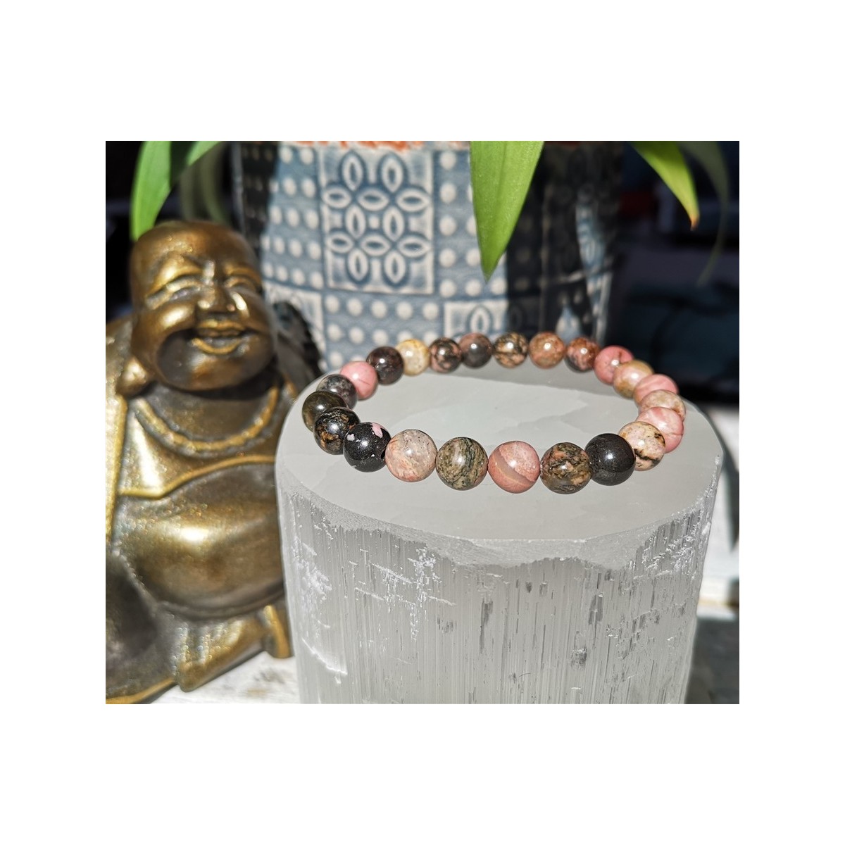 bracelet rhodonite 8mm