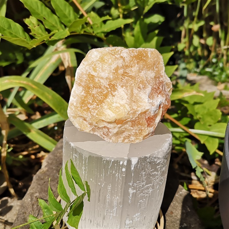 Bloc calcite jaune