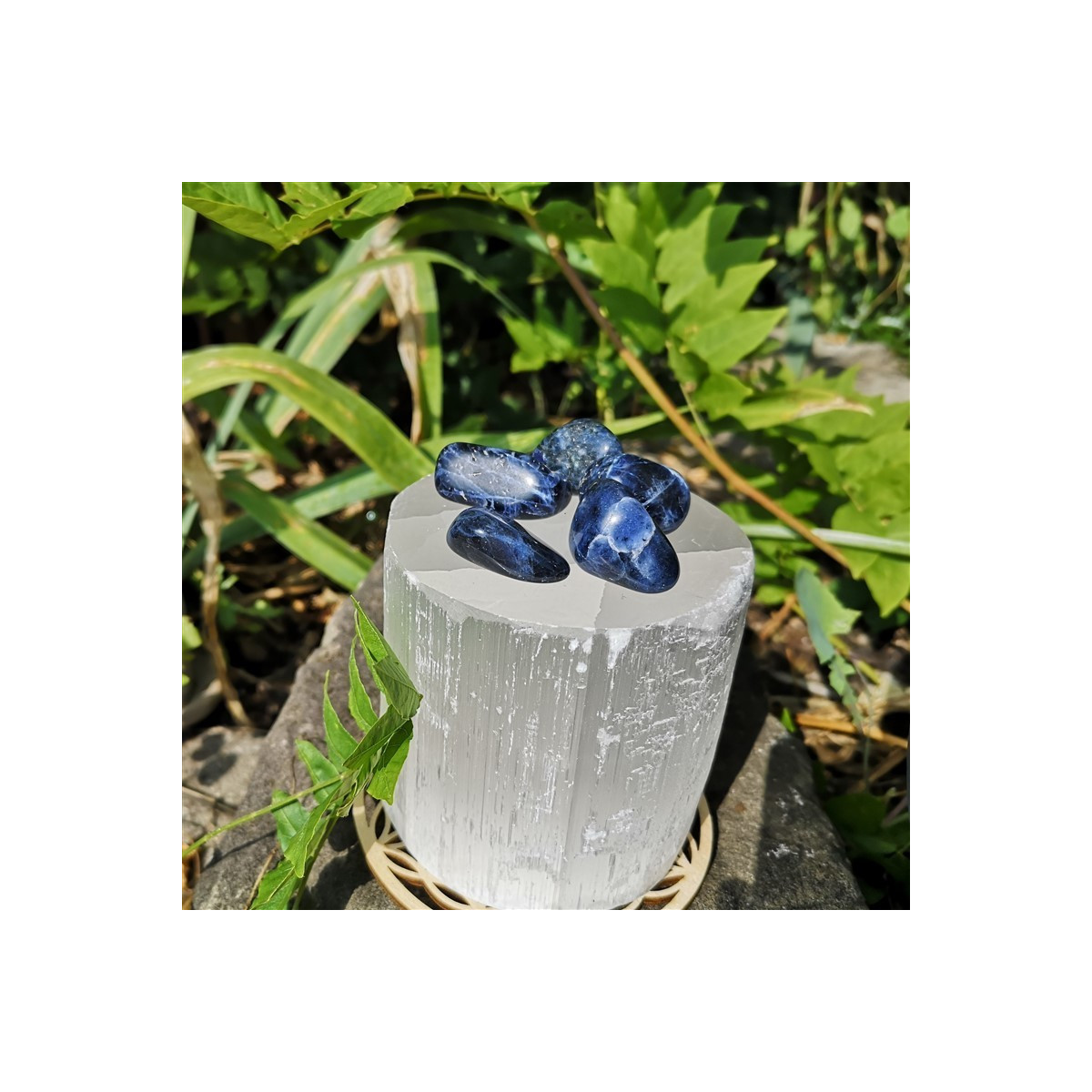 Sodalite pierre roulée