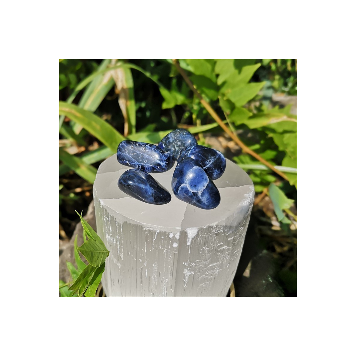 pierre roulée sodalite