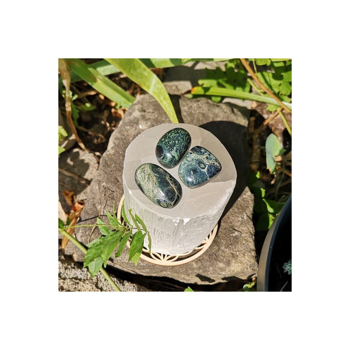 Pierre roulée jaspe kimbaba