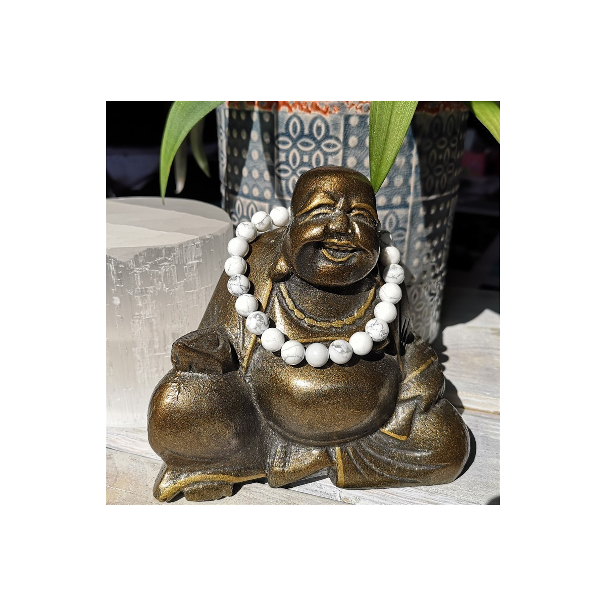 bracelet howlite 8mm