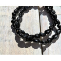 bracelet tourmaline noire nugget
