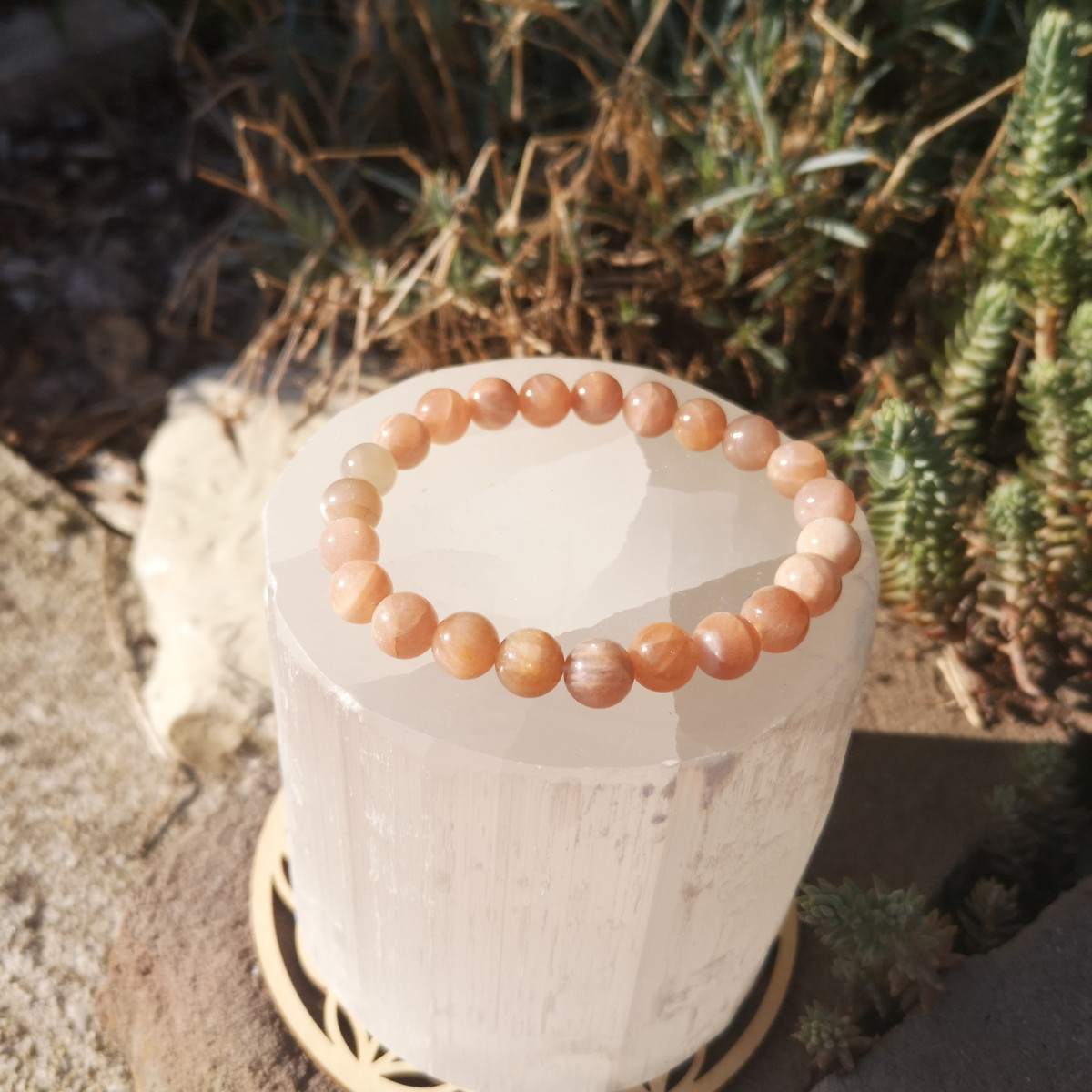 Bracelet pierre de soleil 8mm