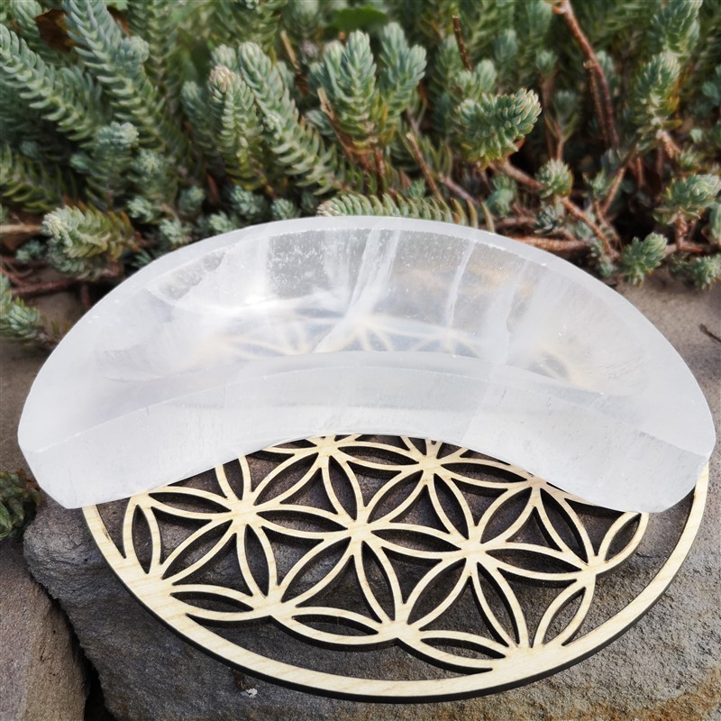 Bol demie lune en sélénite