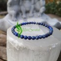 Bracelet lapis lazuli 4mm
