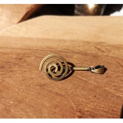 Porte donut spirale bronze