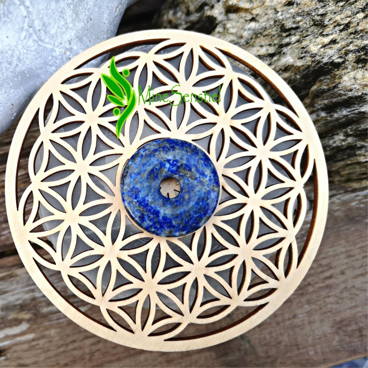 Collier donut lapis lazuli