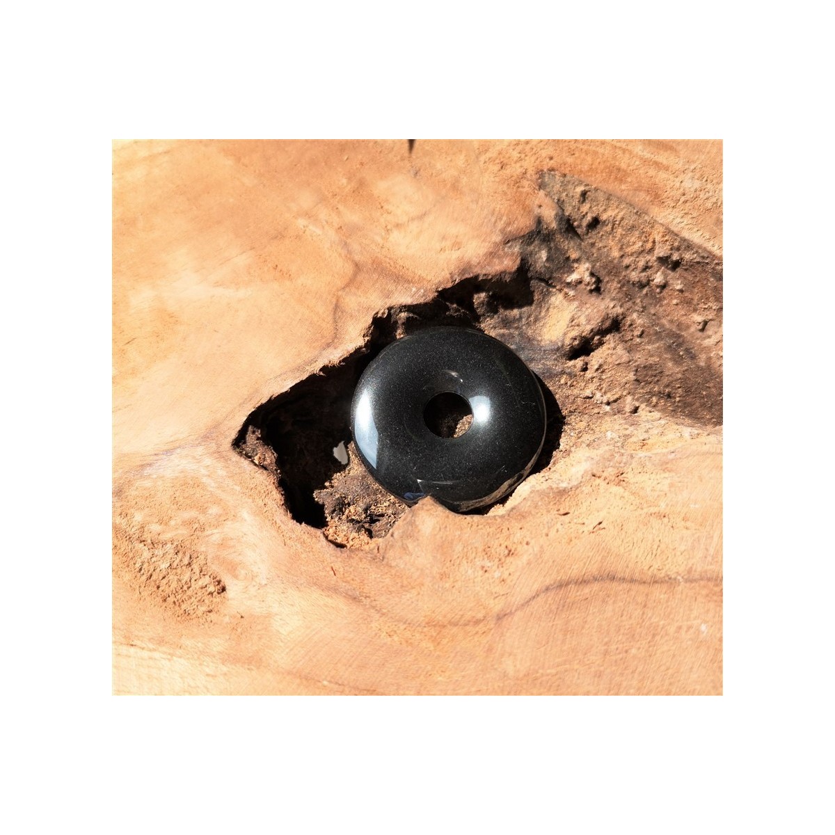 Donut hématite 30mm