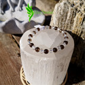 Bracelet quartz fumé