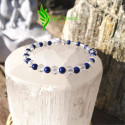 Bracelet lapis lazuli et cristal de roche