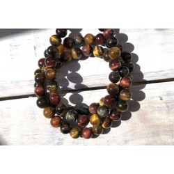 Bracelet 3 yeux 8mm lumière du jour
