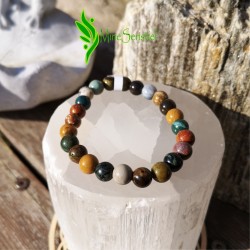 Bracelet jaspe océan 8mm