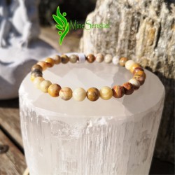 Bracelet pierre agate crazy lace 6mm