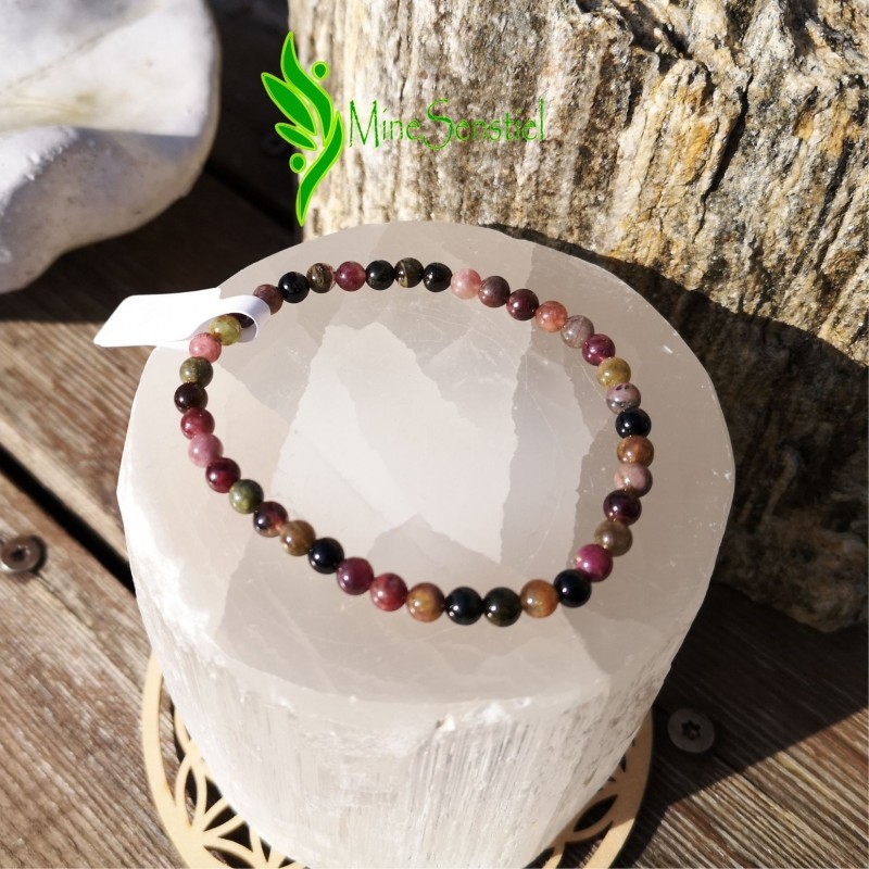Bracelet tourmaline multicolore