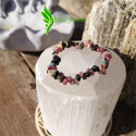 Bracelet tourmaline multicolore chips