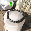 Bracelet obsidienne flocon de neige