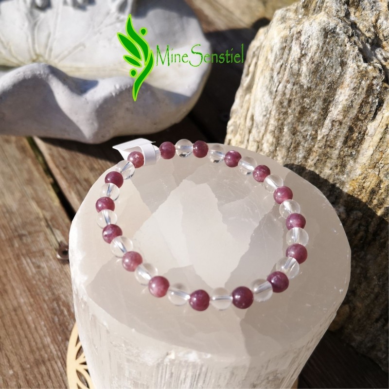 Bracelet lépidolite