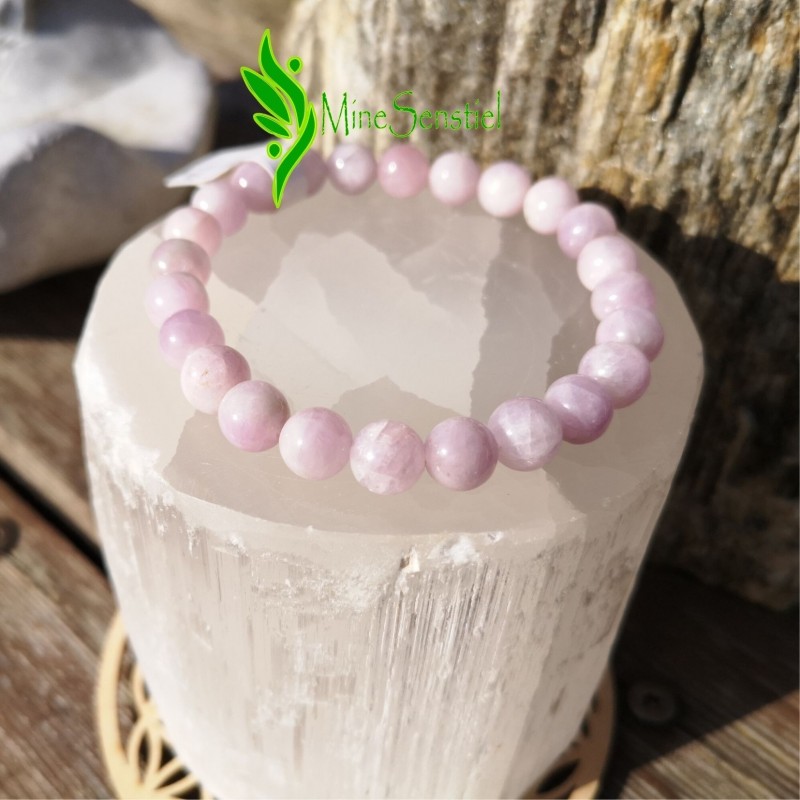 Bracelet kunzite 8mm