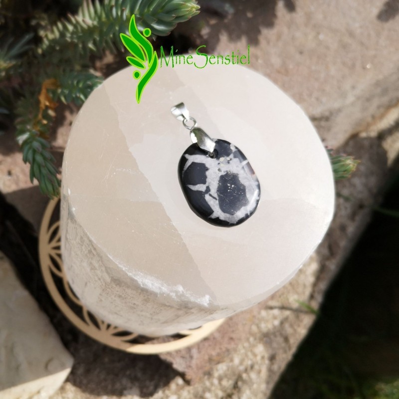 Pendentif septaria sauvage