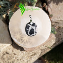 Pendentif septaria sauvage