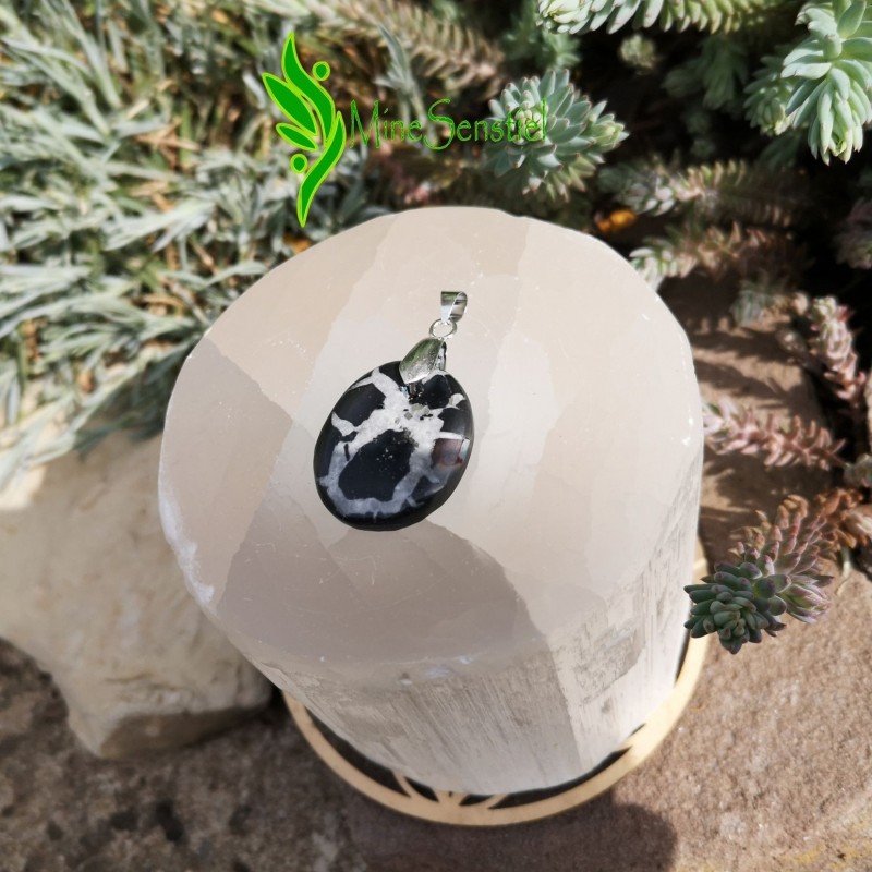 Pendentif septaria sauvage