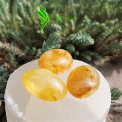 Galet quartz hématoïde