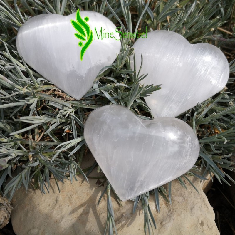 Sélénite Coeur grand