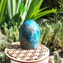 Forme libre apatite bleue