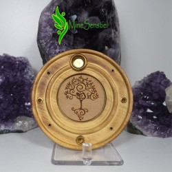 Porte encens rond arbre de vie