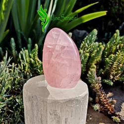 Forme libre quartz rose