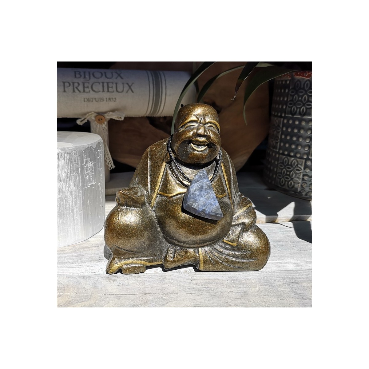 Collier pierre sodalite