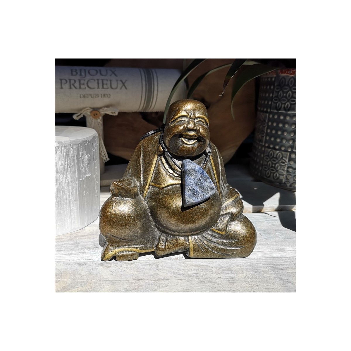 Collier pierre sodalite