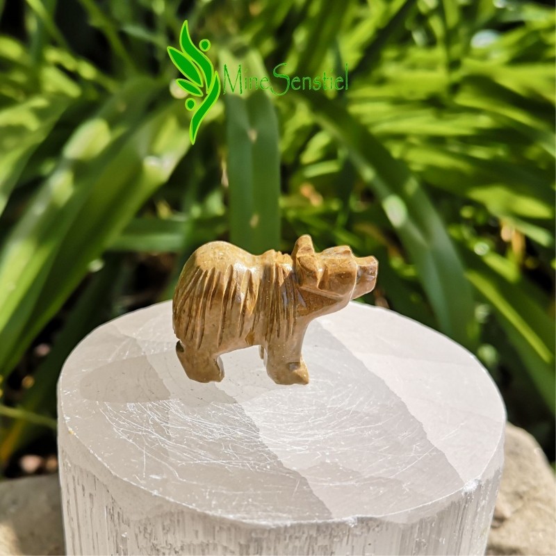 Ours en pierre stéatite