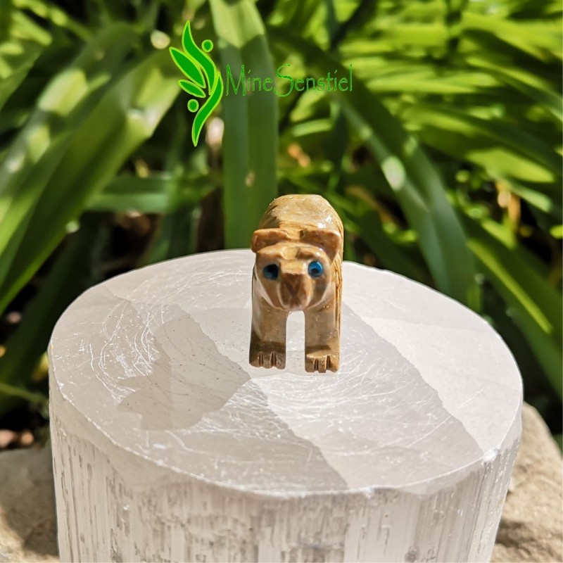 Ours en pierre stéatite