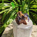 Azurite-malachite brute