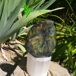 Labradorite dorée forme à poser