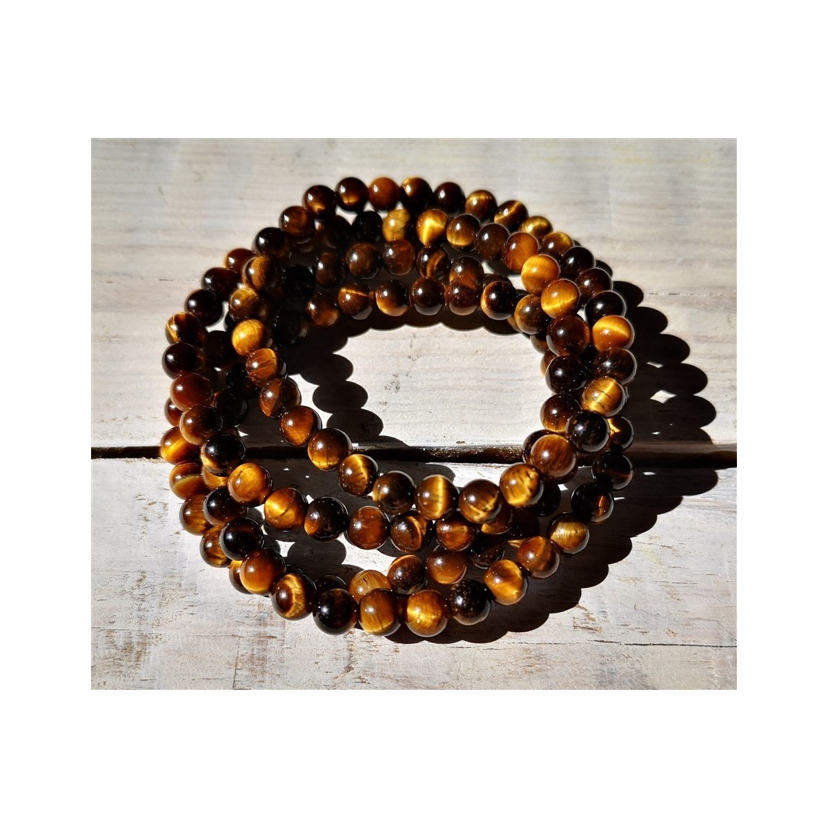 Bracelet oeil de tigre 6mm