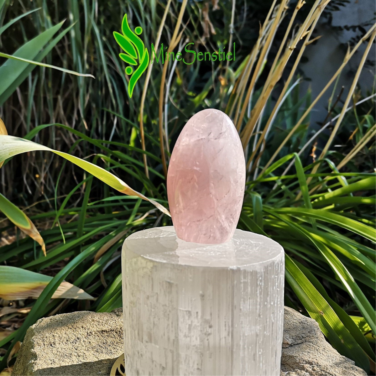 Forme libre quartz rose