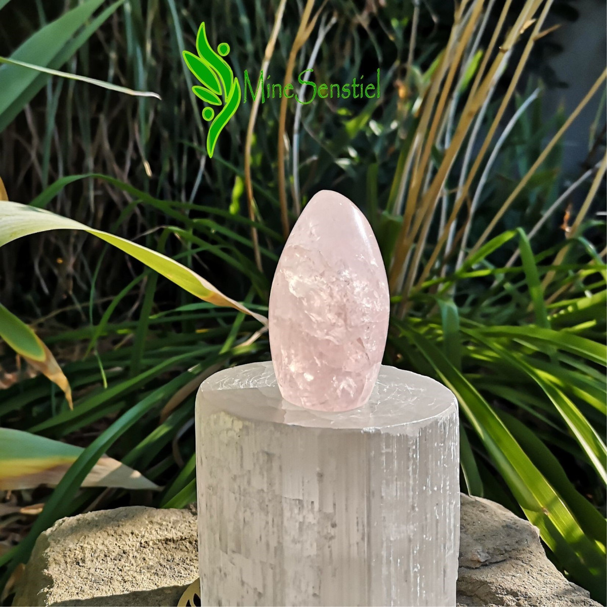 Forme libre quartz rose